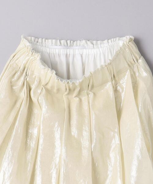 dahl'ia（ダリア）の「＜dahl’ia＞シャイニースカート（スカート・レディース・シルバー・FREE）」の4枚目の写真