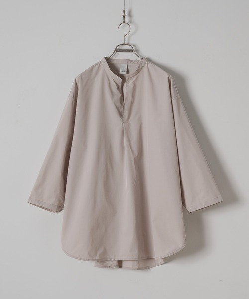 CASPER JOHN（キャスパージョン）の「Back dobby skipper T-shirts/バックドビースキッパーTシャツ（Tシャツ/カットソー・メンズ・カーキ/ブラック/アイボリー・LARGE/MEDIUM/SMALL/X-SMALL）」の13枚目の写真