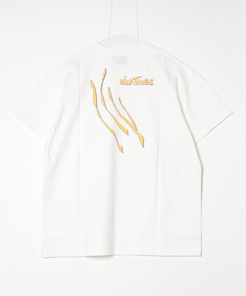 WILD THINGS（ワイルドシングス）の「【WILDTHINGS/ワイルドシングス】 クローマークス | CLAW MARKS（Tシャツ/カットソー・メンズ・ホワイト/ネイビー/ブラック/カーキ・XS/M/L/XL/S）」の17枚目の写真
