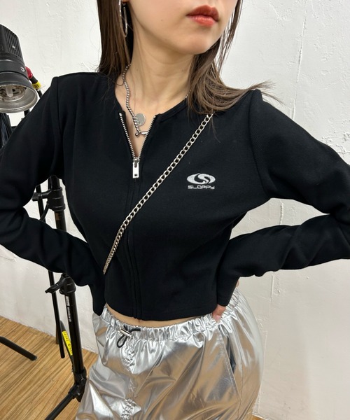 WHO'S WHO gallery スロッピー フューチャー ロゴ ジップ T WHO'S WHO gallery tシャツ 「SLOPPY/スロッピー」フューチャー