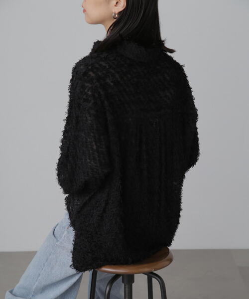 FREE'S MART（フリーズマート）の「フェザージャガードビッグシャツ（シャツ/ブラウス・レディース・ライトグリーン/ホワイト/ブラック・FREE）」の19枚目の写真