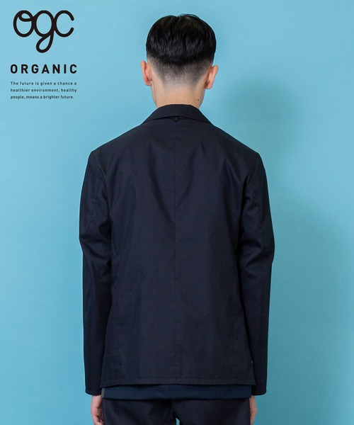 FACTOTUM(ファクトタム)の「【FACTOTUM】オーガニックコットンギャバジンスリムフィットジャケット(テーラードジャケット・メンズ・ベージュ/ネイビー・46/44)」の5枚目の写真