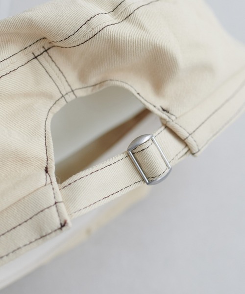 DISCOAT（ディスコート）の「配色ステッチベレー（ハンチング/ベレー帽・レディース・ベージュ/ブラック・FREE）」の20枚目の写真