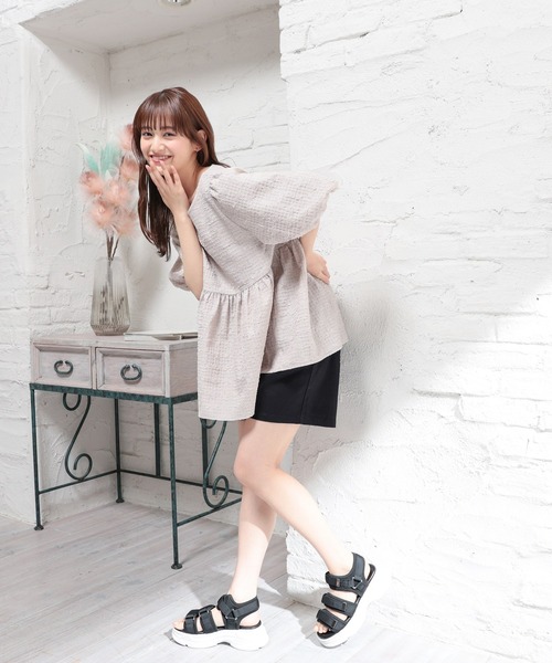 Honeys（ハニーズ）の「ペプラムブラウス（シャツ/ブラウス）」 - WEAR