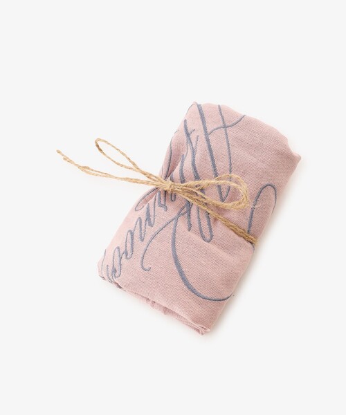 Afternoon Tea（アフタヌーンティー）の「リネン刺繍トートバッグ/ヴェロニカ・ハリム（トートバッグ・レディース・ブルー/アイボリー/ピンク・ONE SIZE）」の13枚目の写真