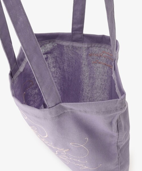 Afternoon Tea（アフタヌーンティー）の「リネン刺繍トートバッグ/ヴェロニカ・ハリム（トートバッグ・レディース・ブルー/アイボリー/ピンク・ONE SIZE）」の16枚目の写真