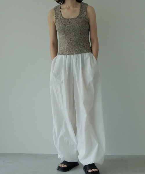 anuke（アンヌーク）の「anuke Nylon Volume Pants ナイロン