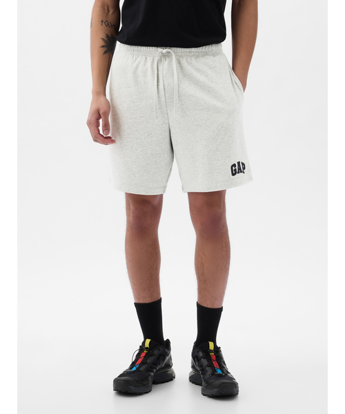 GAP（ギャップ）の「GAPロゴ ショートパンツ(ユニセックス)（その他パンツ・メンズ・グレー/ブラック/ネイビー・XS/S/M/L/XL）」の2枚目の写真