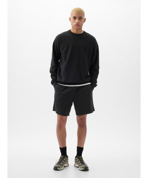 GAP（ギャップ）の「GAPロゴ ショートパンツ(ユニセックス)（その他パンツ・メンズ・グレー/ブラック/ネイビー・XS/S/M/L/XL）」の13枚目の写真