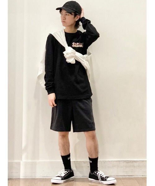 GAP（ギャップ）の「GAPロゴ ショートパンツ(ユニセックス)（その他パンツ・メンズ・グレー/ブラック/ネイビー・XS/S/M/L/XL）」の22枚目の写真