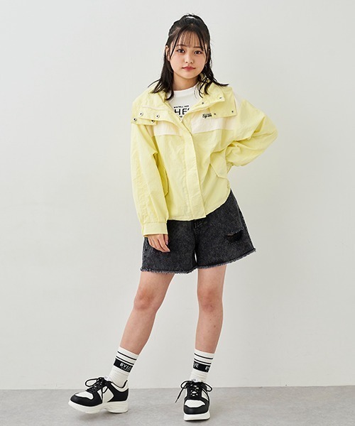 by LOVEiT(バイラビット)の「バックロゴダメージデニムショートパンツ(デニムパンツ・キッズ・ブルー/ブラック・120cm/130cm/140cm/150cm/160cm)」の6枚目の写真