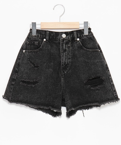 by LOVEiT(バイラビット)の「バックロゴダメージデニムショートパンツ(デニムパンツ・キッズ・ブルー/ブラック・120cm/130cm/140cm/150cm/160cm)」の11枚目の写真