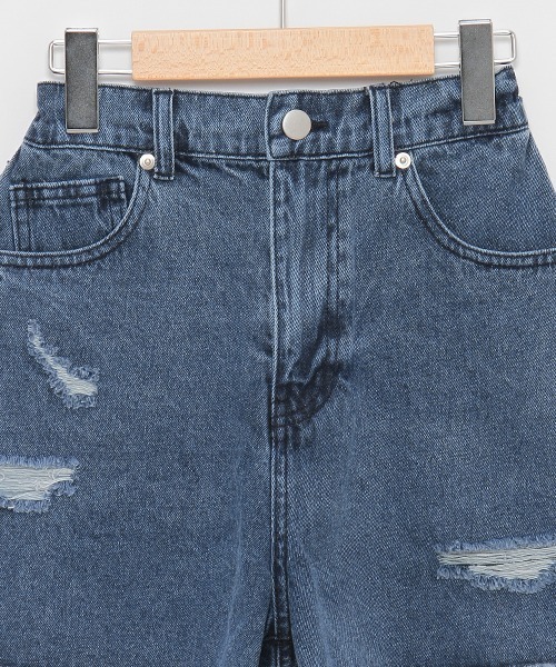by LOVEiT(バイラビット)の「バックロゴダメージデニムショートパンツ(デニムパンツ・キッズ・ブルー/ブラック・120cm/130cm/140cm/150cm/160cm)」の13枚目の写真