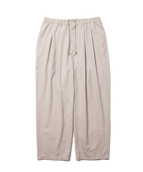 COOTIE PRODUCTIONS（クーティープロダクションズ）の「T/W 2 Tuck Easy Pants（スラックス・メンズ・ブラック/ベージュ系その他・MEDIUM/LARGE/X-LARGE）」の2枚目の写真