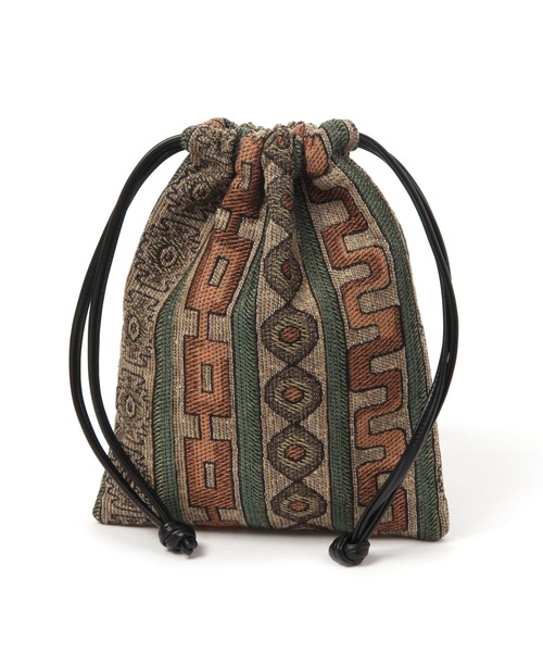 LAKOLE（ラコレ）の「ジャガード巾着2WAYショルダーバッグ / 105062（ショルダーバッグ・レディース・ピンク/ブラウン・FREE）」の14枚目の写真