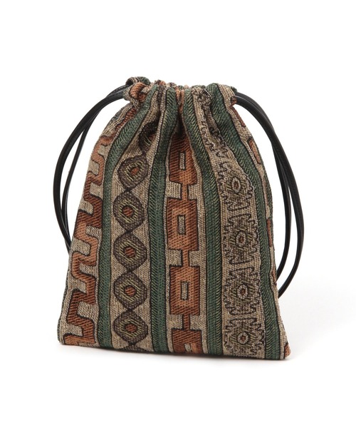 LAKOLE（ラコレ）の「ジャガード巾着2WAYショルダーバッグ / 105062（ショルダーバッグ・レディース・ピンク/ブラウン・FREE）」の12枚目の写真