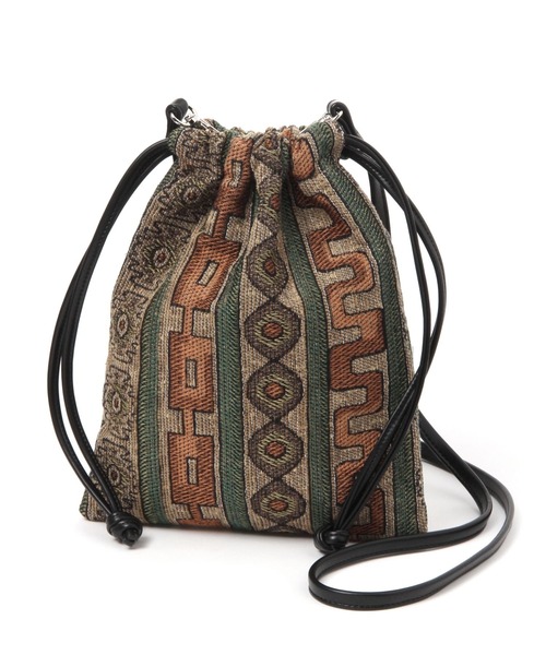 LAKOLE（ラコレ）の「ジャガード巾着2WAYショルダーバッグ / 105062（ショルダーバッグ・レディース・ピンク/ブラウン・FREE）」の18枚目の写真