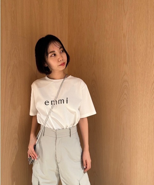 emmi（エミ）の「ナイロンワークパンツ（その他パンツ・レディース・ミント/ダークグレー/ホワイト・1/0）」の15枚目の写真