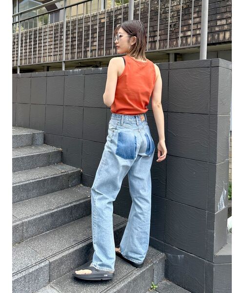 Ungrid リメイクデザインルーズデニム Ungrid（アングリッド）の「リメイクデザインルーズデニム