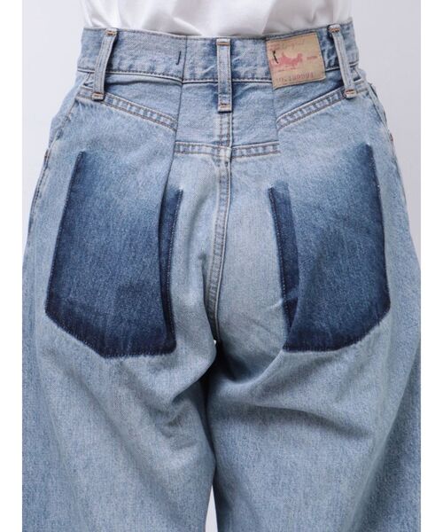 Ungrid(アングリッド)の「リメイクデザインルーズデニム(デニムパンツ・レディース・ブルー/ブラック・23inch/24inch/25inch/26inch)」の10枚目の写真