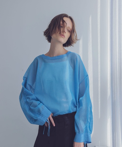 DRESSLAVE（ドレスレイブ）の「ALLONGE sheer string sleeve