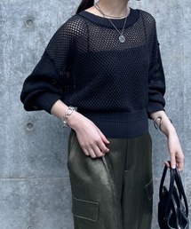 COLLAGE GALLARDAGALANTE | 2WAYデザイン編みサマーニット(ニット/セーター)