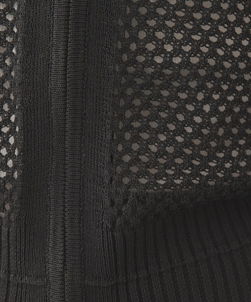 COLLAGE GALLARDAGALANTE（コラージュガリャルダガランテ）の「2WAYデザイン編みサマーニット（ニット/セーター・レディース・ブラック/オフホワイト・FREE）」の22枚目の写真