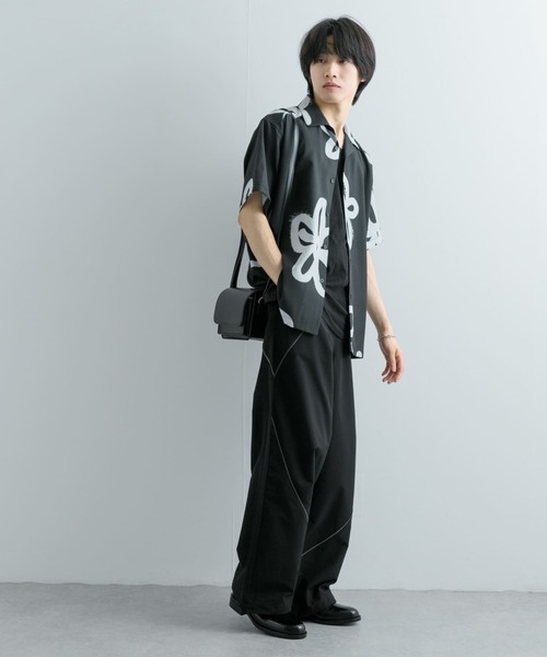 SENSE OF PLACE by URBAN RESEARCH(センスオブプレイスバイアーバンリサーチ)の「フェイクレザーフラップショルダーバッグ(ショルダーバッグ・メンズ・ブラック/ブラック系その他・ONE)」の7枚目の写真