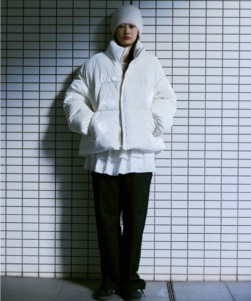 セール】DRAWSTRING SHORT ECO DOWN JACKET / ドロストショート