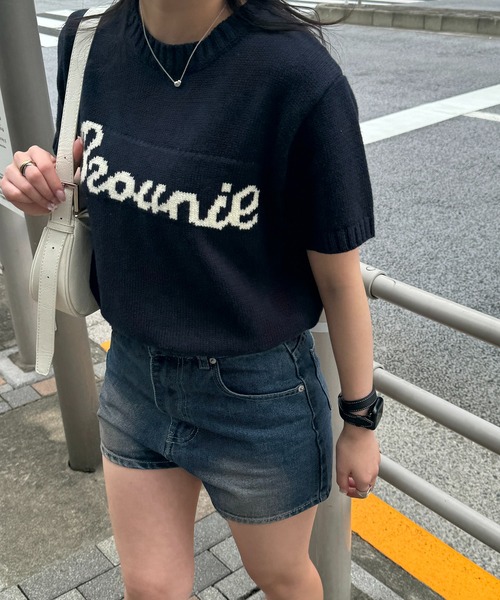 脚長ミニデニムパンツ【RL】（デニムパンツ）｜RiLi（リリ）