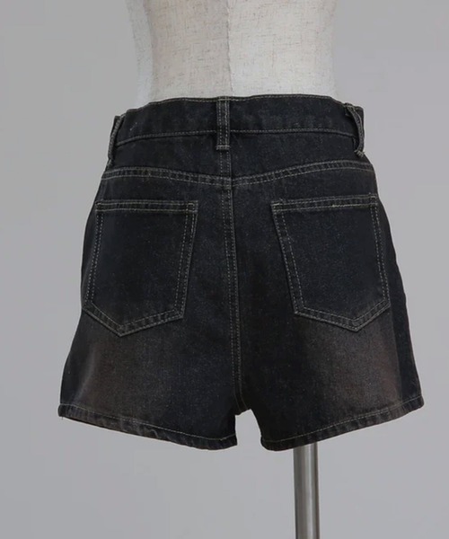 脚長ミニデニムパンツ【RL】（デニムパンツ）｜RiLi（リリ）