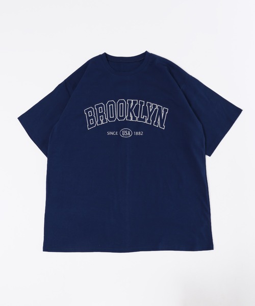 WC(ダブル シー)の「BROOKLYNロゴ ビッグTee(Tシャツ/カットソー・レディース・グレー/ピンク/ネイビー・FREE)」の20枚目の写真