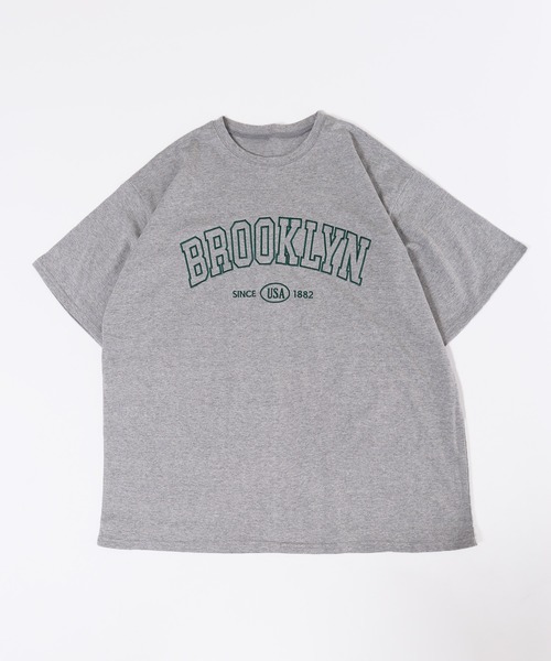 WC(ダブル シー)の「BROOKLYNロゴ ビッグTee(Tシャツ/カットソー・レディース・グレー/ピンク/ネイビー・FREE)」の19枚目の写真