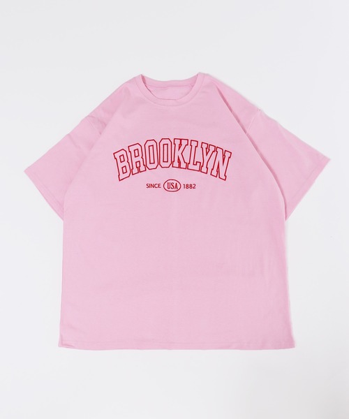 WC(ダブル シー)の「BROOKLYNロゴ ビッグTee(Tシャツ/カットソー・レディース・グレー/ピンク/ネイビー・FREE)」の21枚目の写真