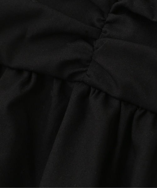 N.(N. Natural Beauty Basic)(エヌエヌナチュラルビューティーベーシック)の「◆ギャザーキャミビスチェ(キャミソール・レディース・ブラック/クリーム・MEDIUM)」の11枚目の写真