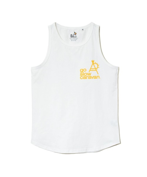 go slow caravan（ゴースローキャラバン）の「USA/C ラウンドタンクトップ（タンクトップ・メンズ・ホワイト/ブラック/バイオレット・LARGE/MEDIUM）」の22枚目の写真