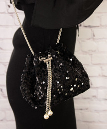 TONE SELECT GOODS | 【float】キラキラ スパンコール シルバーチェーン ショルダーバッグ(ショルダーバッグ)