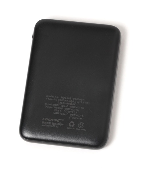 niko and...(ニコアンド)の「オリジナルニコロゴモバイルバッテリー5000mAh(スマホグッズ・レディース・ブラック/ホワイト・0)」の9枚目の写真