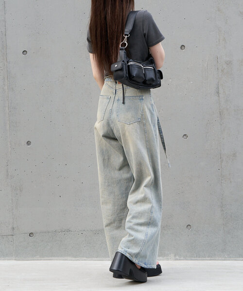 RAY CASSIN（レイカズン）の「ストレッチボリュームサンダル（サンダル・レディース・ブラック/カーキ・SMALL/LARGE/MEDIUM）」の8枚目の写真