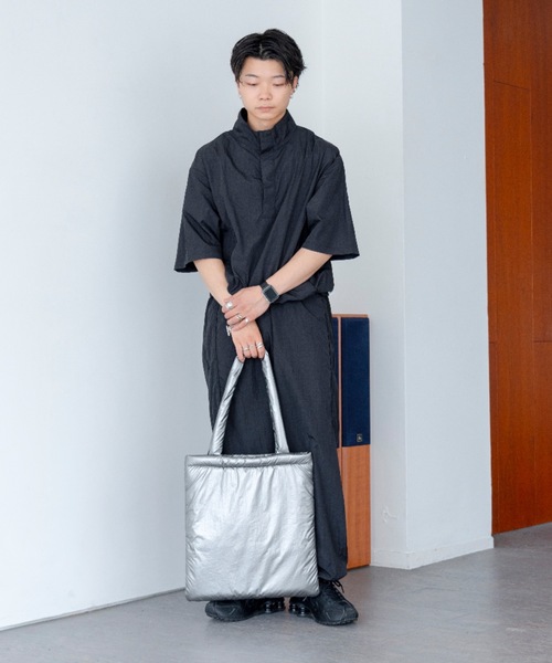 セール】Wide straight nylon tech pants / ワイドストレート