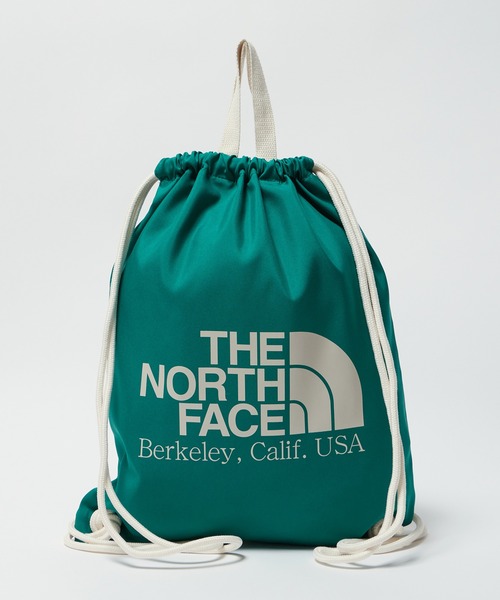 THE NORTH FACE(ザノースフェイス)の「日本未発売 THE NORTH FACE/ザ・ノースフェイス BIG LOGO STRING BAG ナップサック(バックパック/リュック・メンズ・ブルー/クリーム/グリーン/ブラック・ONE SIZE)」の4枚目の写真