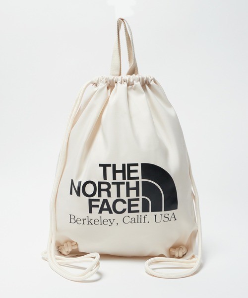 THE NORTH FACE(ザノースフェイス)の「日本未発売 THE NORTH FACE/ザ・ノースフェイス BIG LOGO STRING BAG ナップサック(バックパック/リュック・メンズ・ブルー/クリーム/グリーン/ブラック・ONE SIZE)」の3枚目の写真