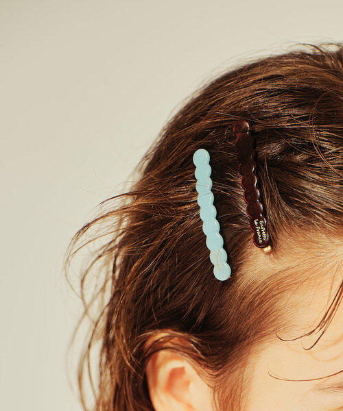 SHENERY(シーナリー)の「ヘアピン(その他ヘアアクセサリー・レディース・アイボリー/ブルー/ブラウン・FREE)」の1枚目の写真