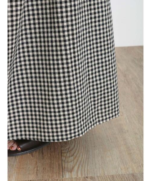 Samansa Mos2(サマンサ モスモス)の「レース貼りエプロンワンピース(ワンピース・レディース・モカ/キナリ/ブラック/チャコールグレー・F)」の15枚目の写真