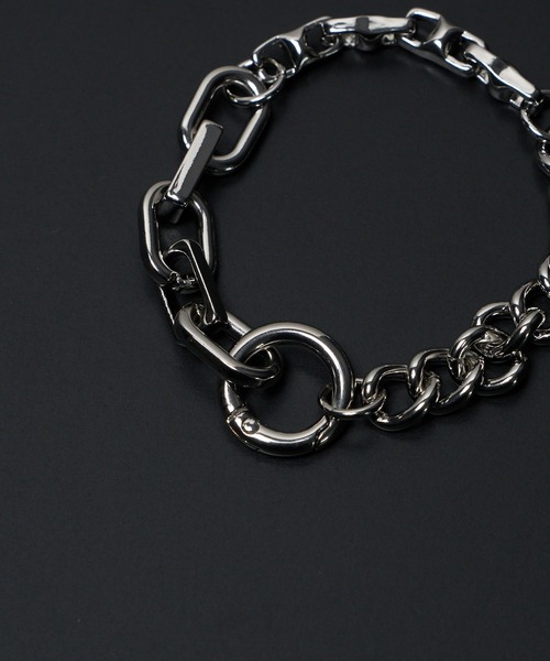 WEGO(ウィゴー)の「WEGO/ミックスチェーンブレス(ブレスレット・メンズ・その他1/その他2/その他3・FREE)」の4枚目の写真