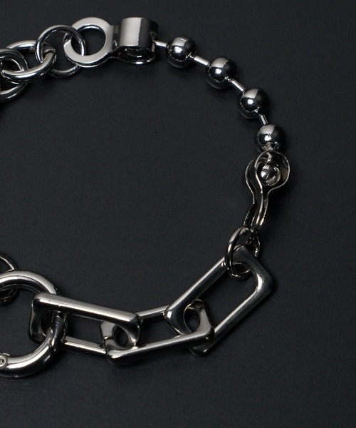 WEGO(ウィゴー)の「WEGO/ミックスチェーンブレス(ブレスレット・メンズ・その他1/その他2/その他3・FREE)」の9枚目の写真