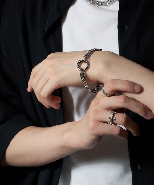 WEGO(ウィゴー)の「WEGO/ミックスチェーンブレス(ブレスレット・メンズ・その他1/その他2/その他3・FREE)」の14枚目の写真