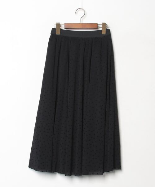 ブランド古着】ドット柄フレアスカート（スカート）｜M-premier BLACK  