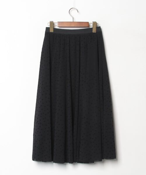 ブランド古着】ドット柄フレアスカート（スカート）｜M-premier BLACK  
