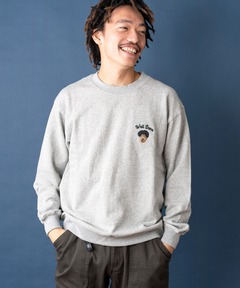 10.3oz  Well Done刺繍スウェットシャツ